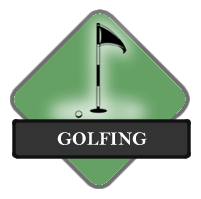 Golfing